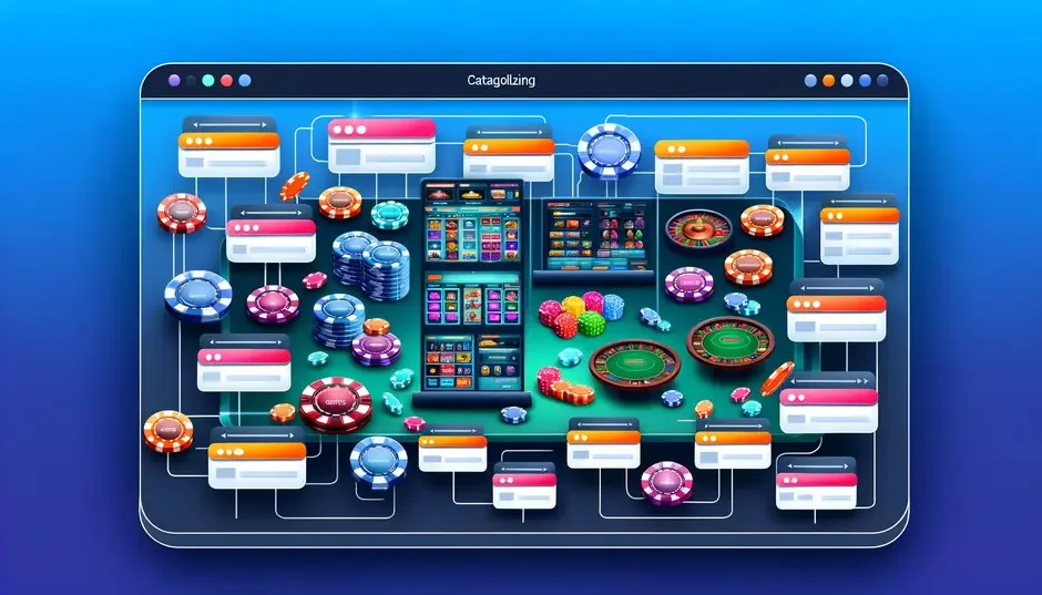 methods for cataloging games in online casinos