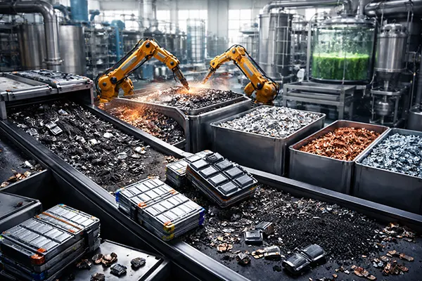 Regenerated LFP cathode