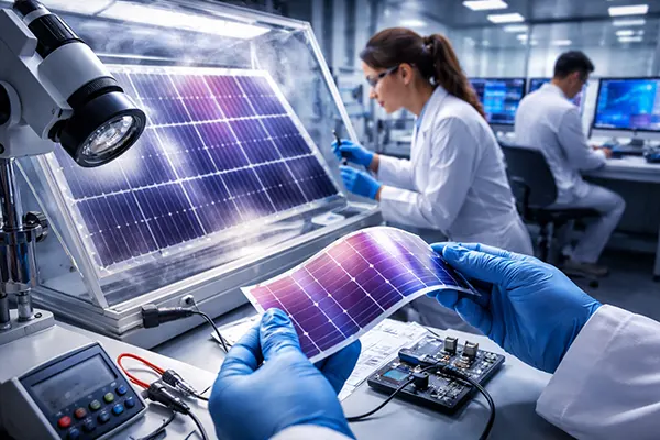 módulo fotovoltaico fino